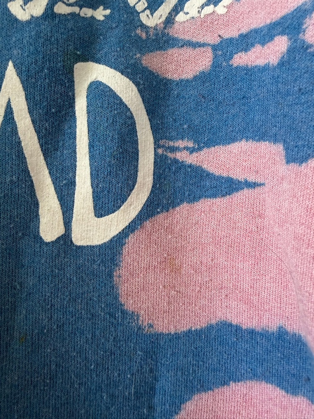 Grateful Dead Tie-Dye Crewneck Sweatshirt - Blue & Pink - Picture 6 of 6